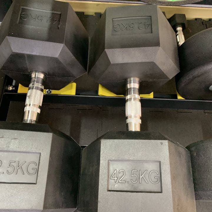 ラバーヘックス  ダンベル　　32.5kg 2個