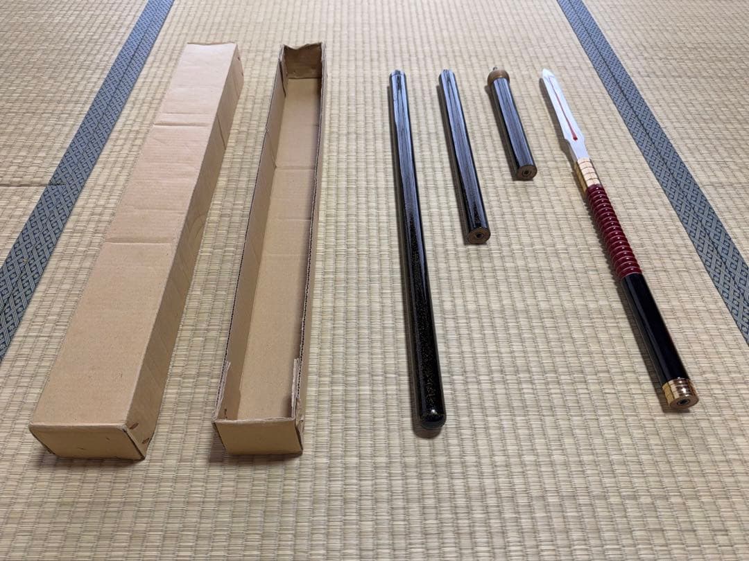 槍　やり　上槍　4本継　模造刀　模擬刀　美術刀　舞踊　大衆演劇　芝居