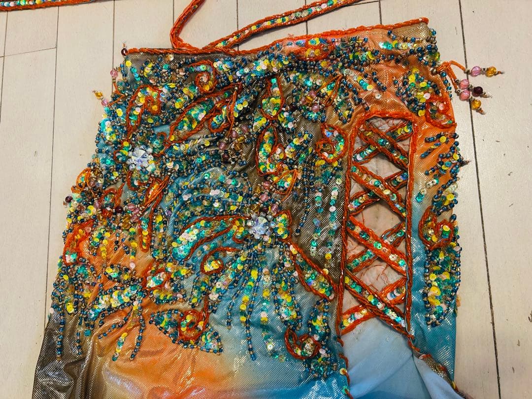 ベリーダンス 衣装 セットアップ 4点セット