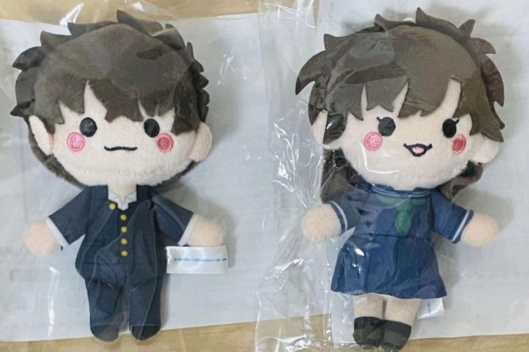 セガラッキーくじオンライン　D賞ぬいぐるみマスコット『黒羽快斗』『中森青子』