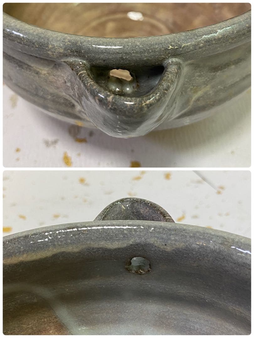 【茶道具】十四代坂倉新兵衛箱　十二代新兵衛作　萩片口小鉢五客（共箱）　○