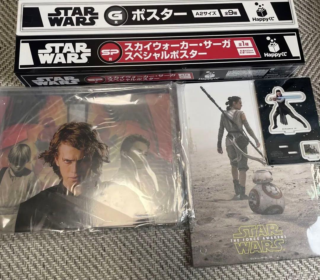 STAR WARS　ハッピーくじ　ラスト賞 アクリルレイヤードパネル、SP賞等