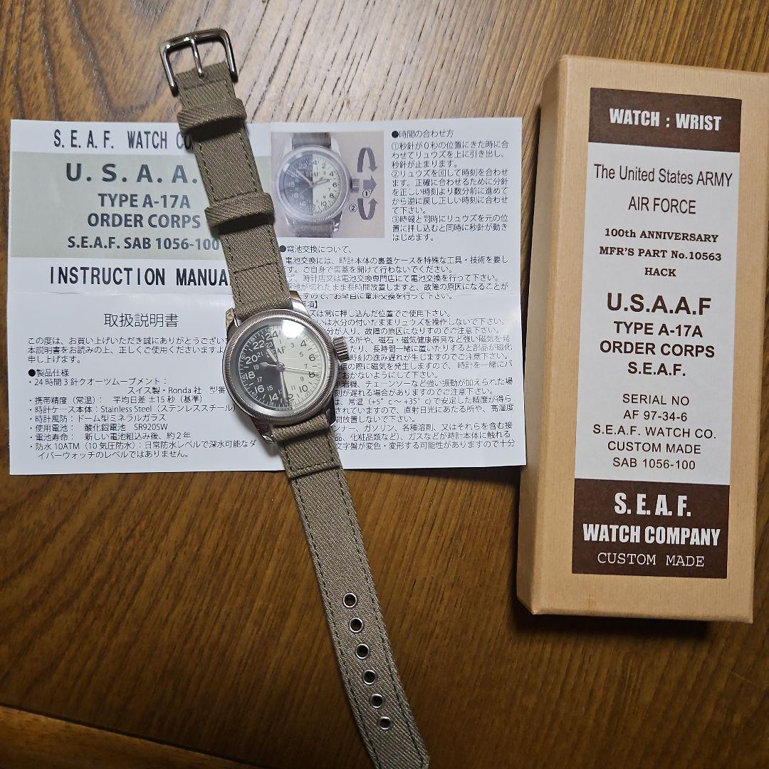 S.E.A.F. TYPE A-17 アナログ腕時計