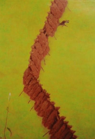 池田 遥邨、稲掛け、大判、額装用・画版、日本製・新品額 額装付、状態良好