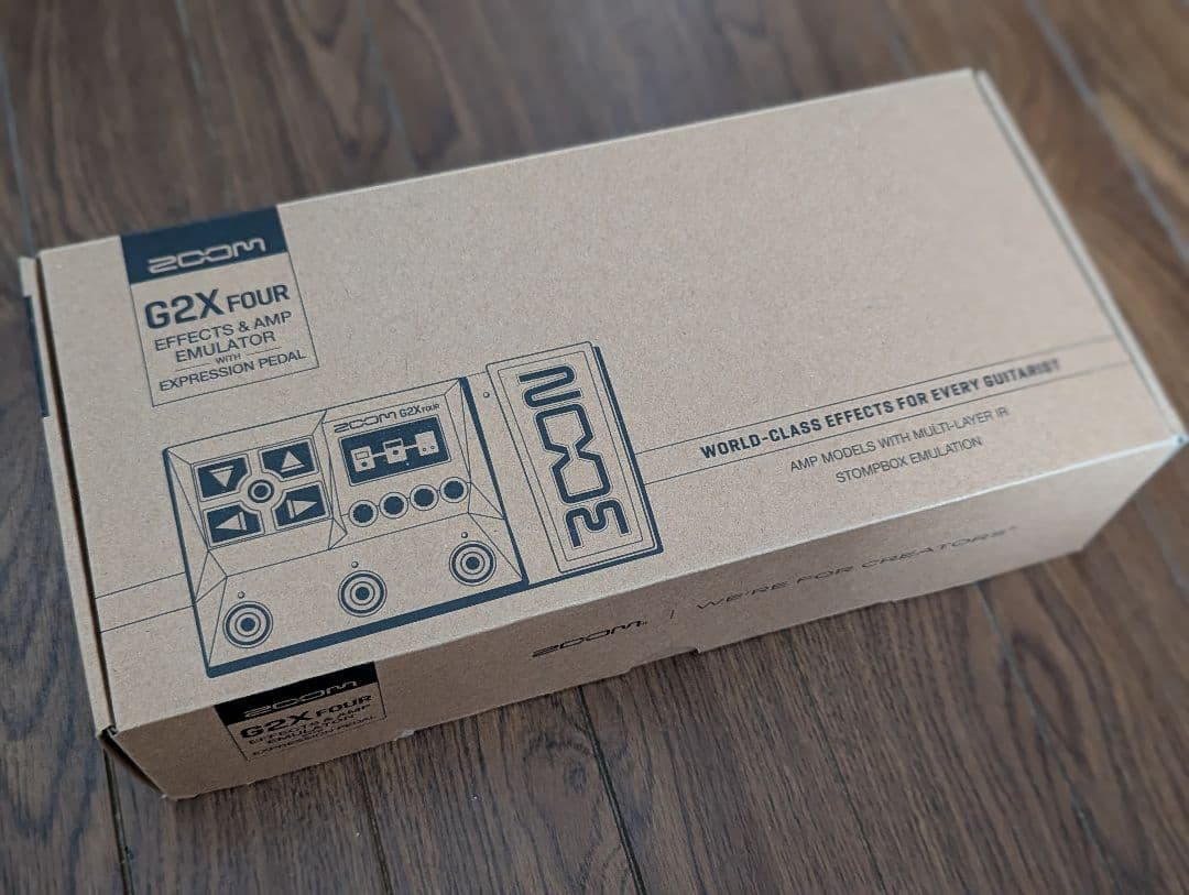ZOOM G2X FOUR ギターエフェクター 3時間ほど使用