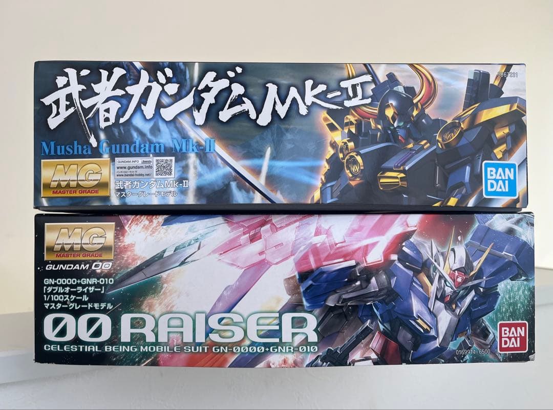 MG 武者ガンダムMk-II & MG ダブルオーライザー