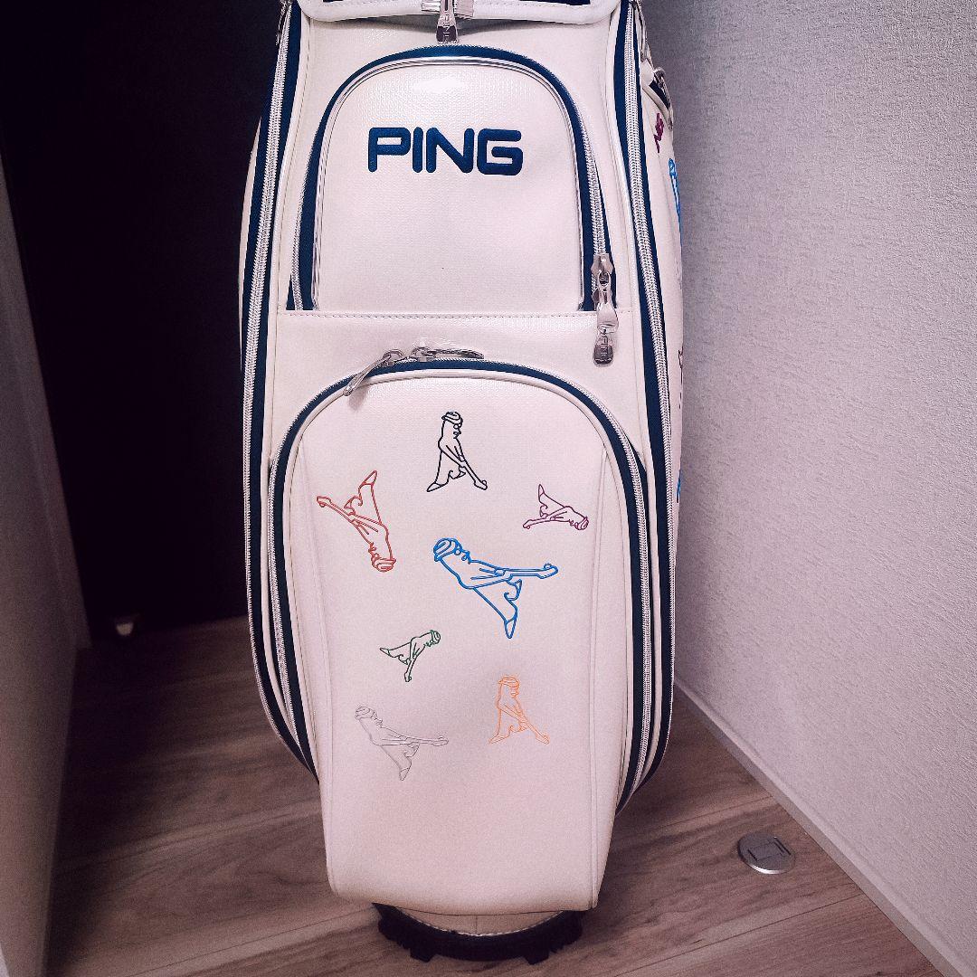 Mr.Ping ◆ ミスターピン ◆ピンゴルフエナメル キャディバッグ ◆未使用