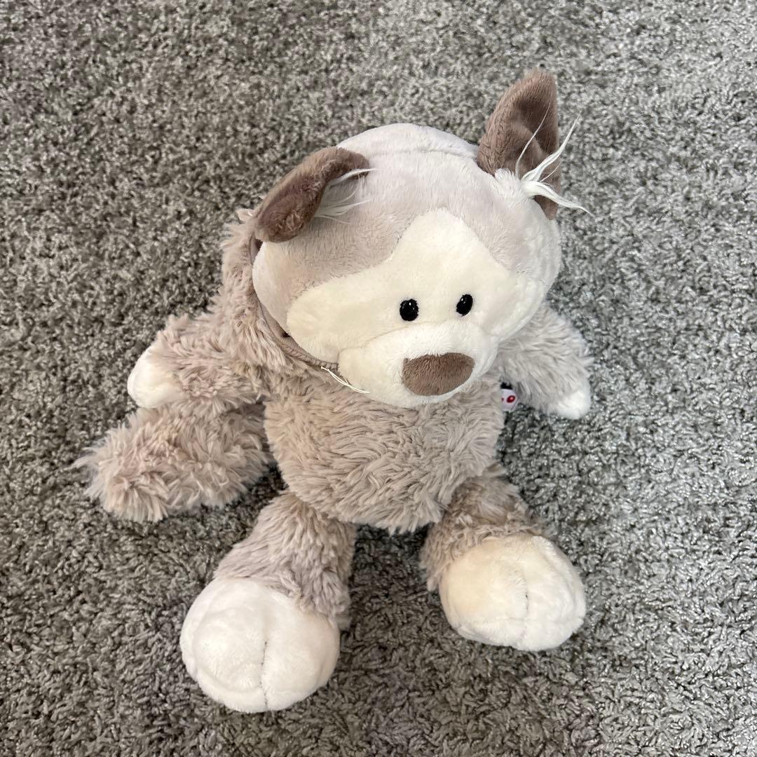 【レア】nici 35cm スノーキャット グレー ぬいぐるみ