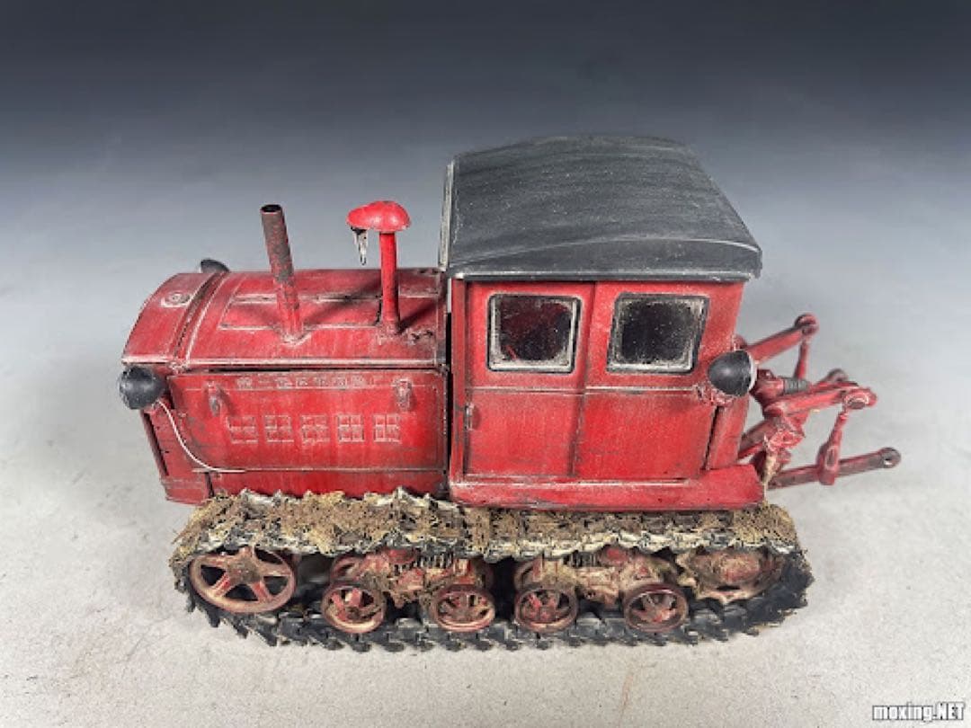 金属製 初期型ブルドーザー模型