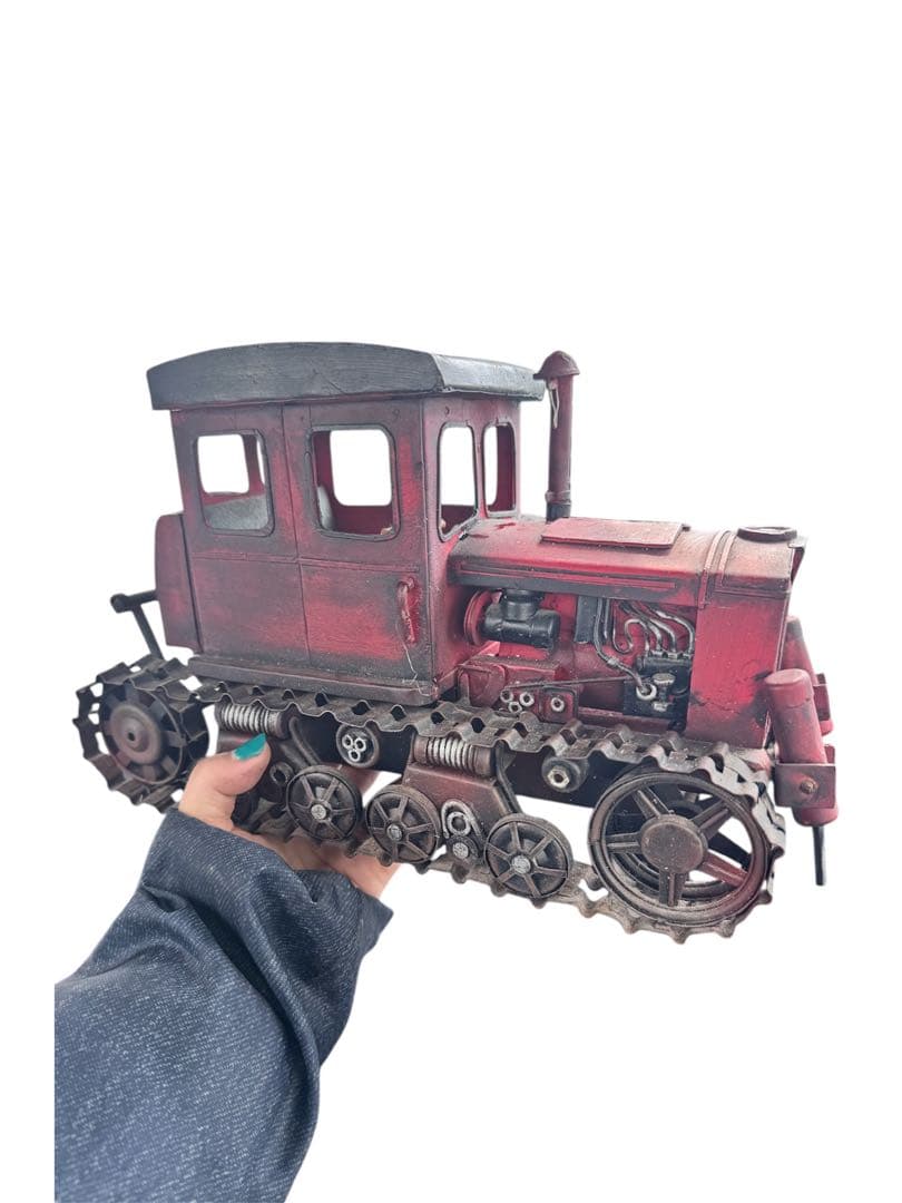 金属製 初期型ブルドーザー模型