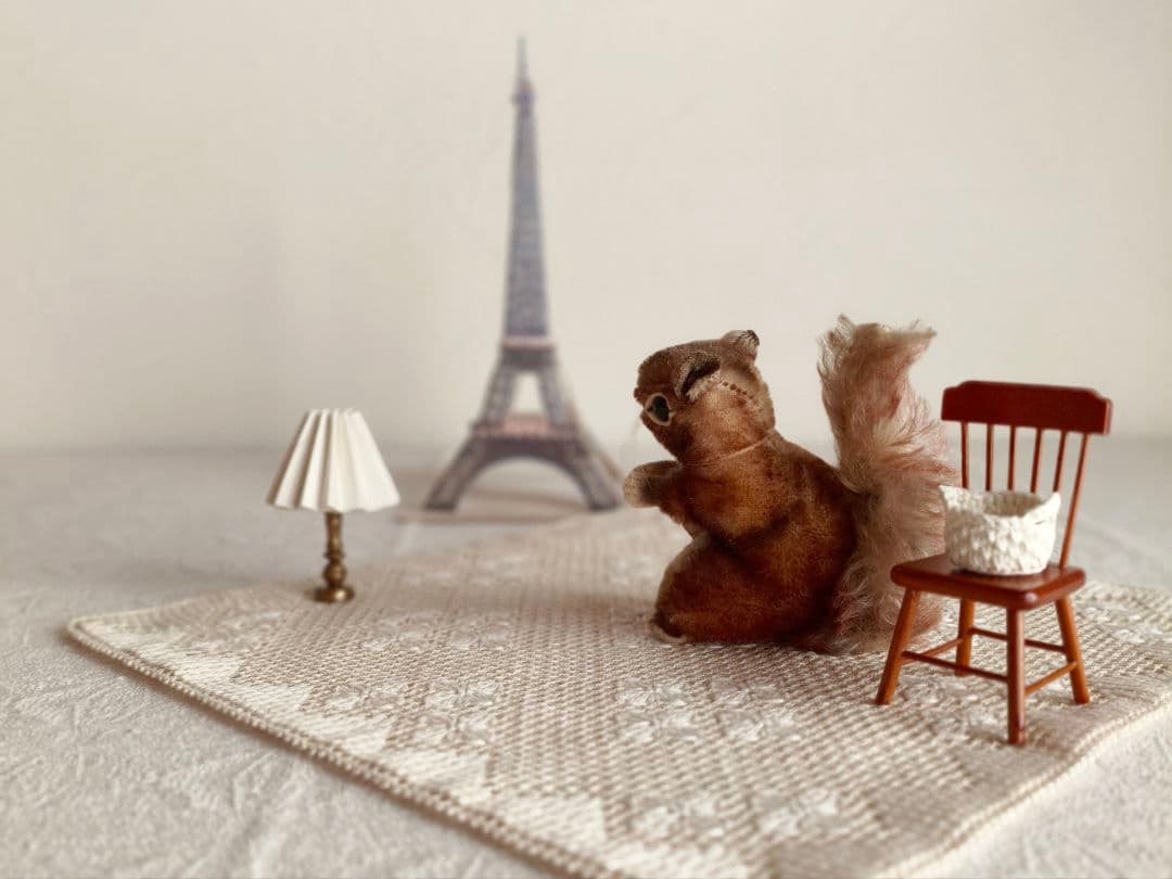 【ひまわりさま】vintage ♡ フランスに憧れている リスちゃん