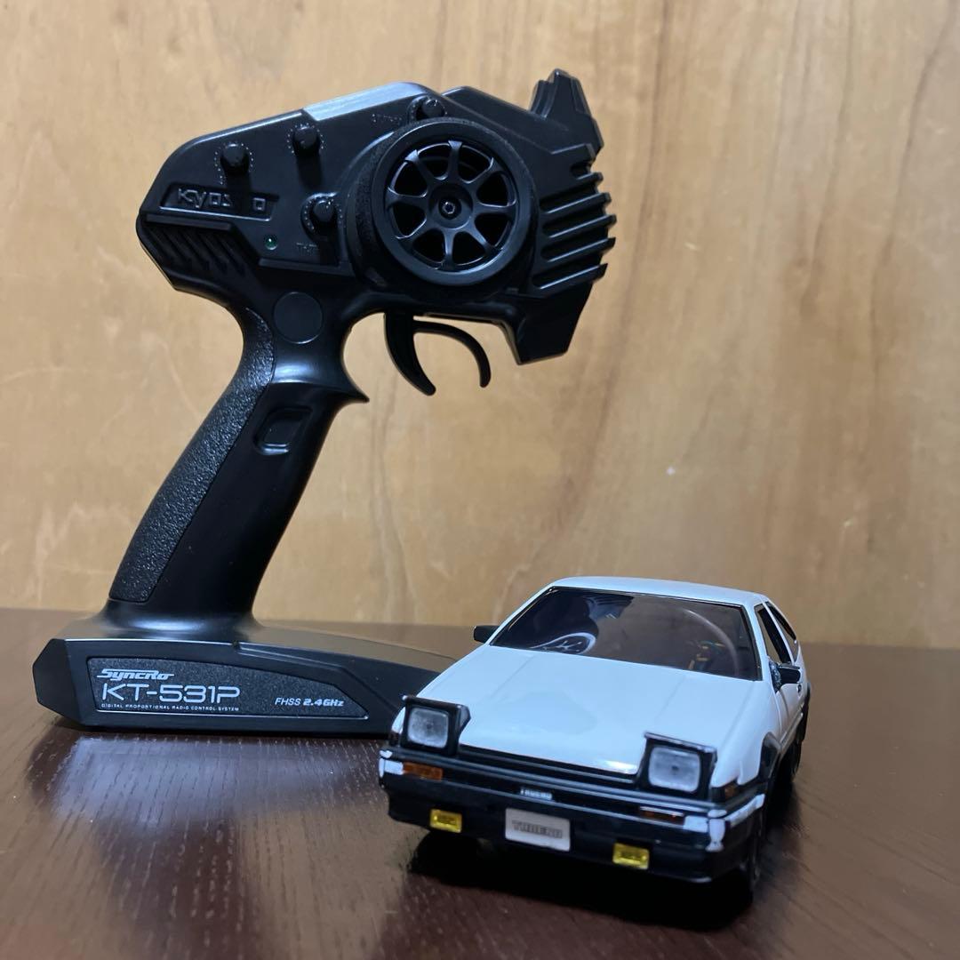 京商ミニッツAWD　トヨタ　スプリンタートレノ　ホワイト　AE86 レディセット