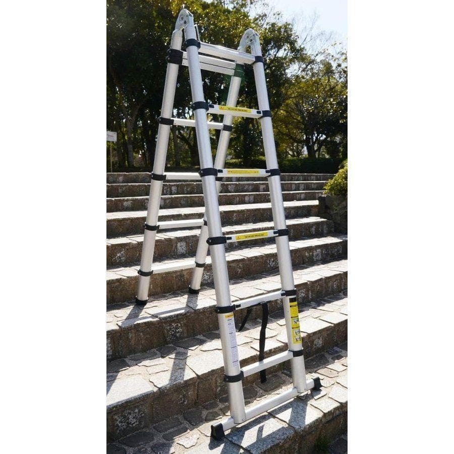 はしご 伸縮 3.8m 折りたたみ 耐荷重150kg 家庭用 業務用 災害 47