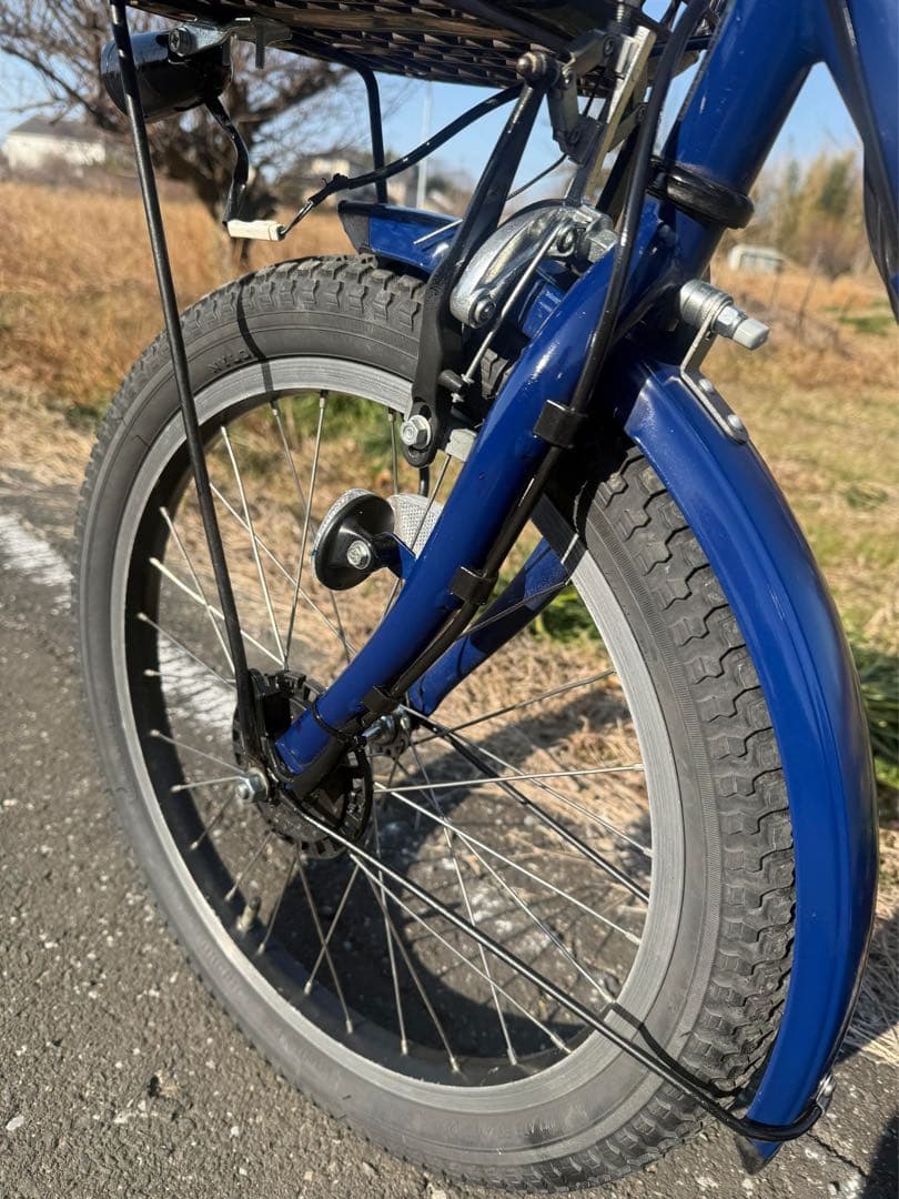 青色 シティタイプ 電動アシスト自転車