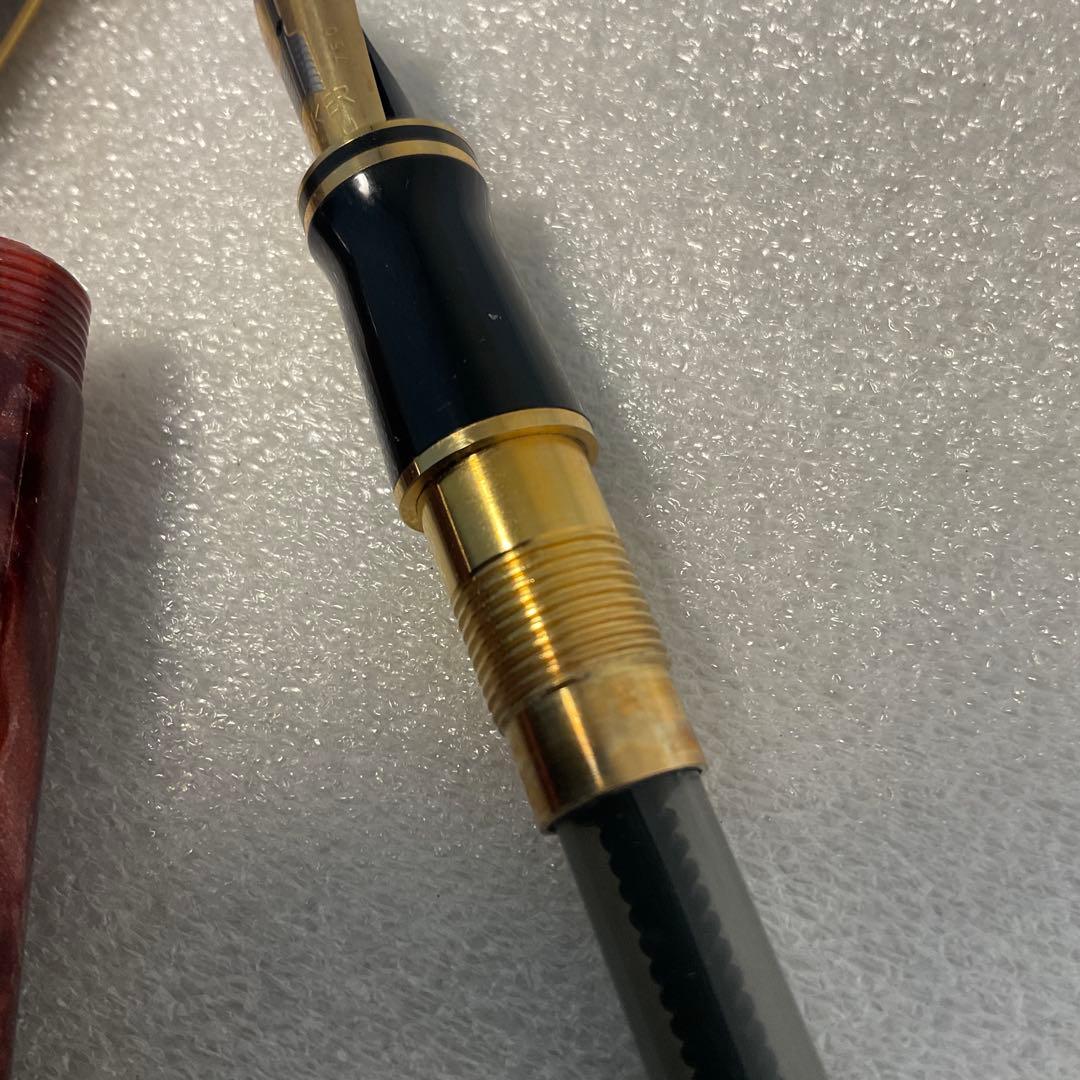 万年筆 PARKER パーカー DUOFOLD ペン先 18K 750 刻印有