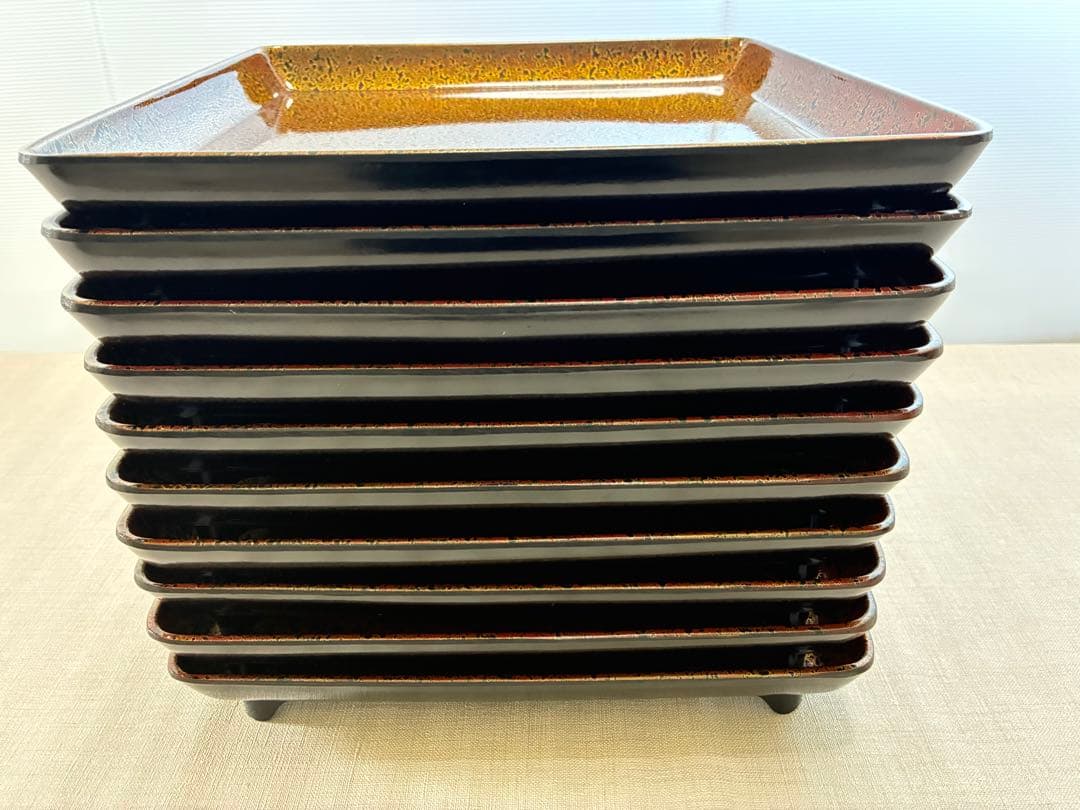 津軽塗 お膳 [約30cm ] 10枚まとめ売り 業務用・来客用・おもてなし用に