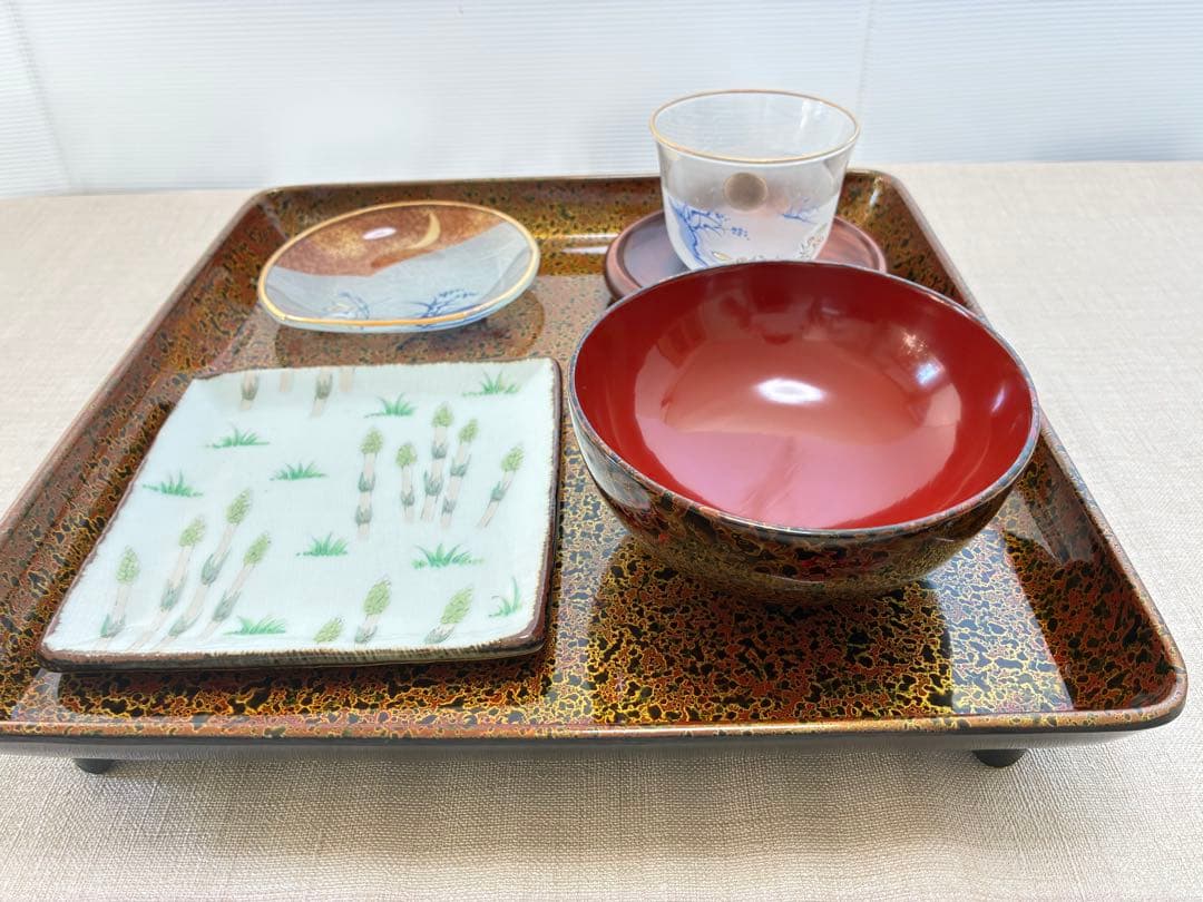 津軽塗 お膳 [約30cm ] 10枚まとめ売り 業務用・来客用・おもてなし用に