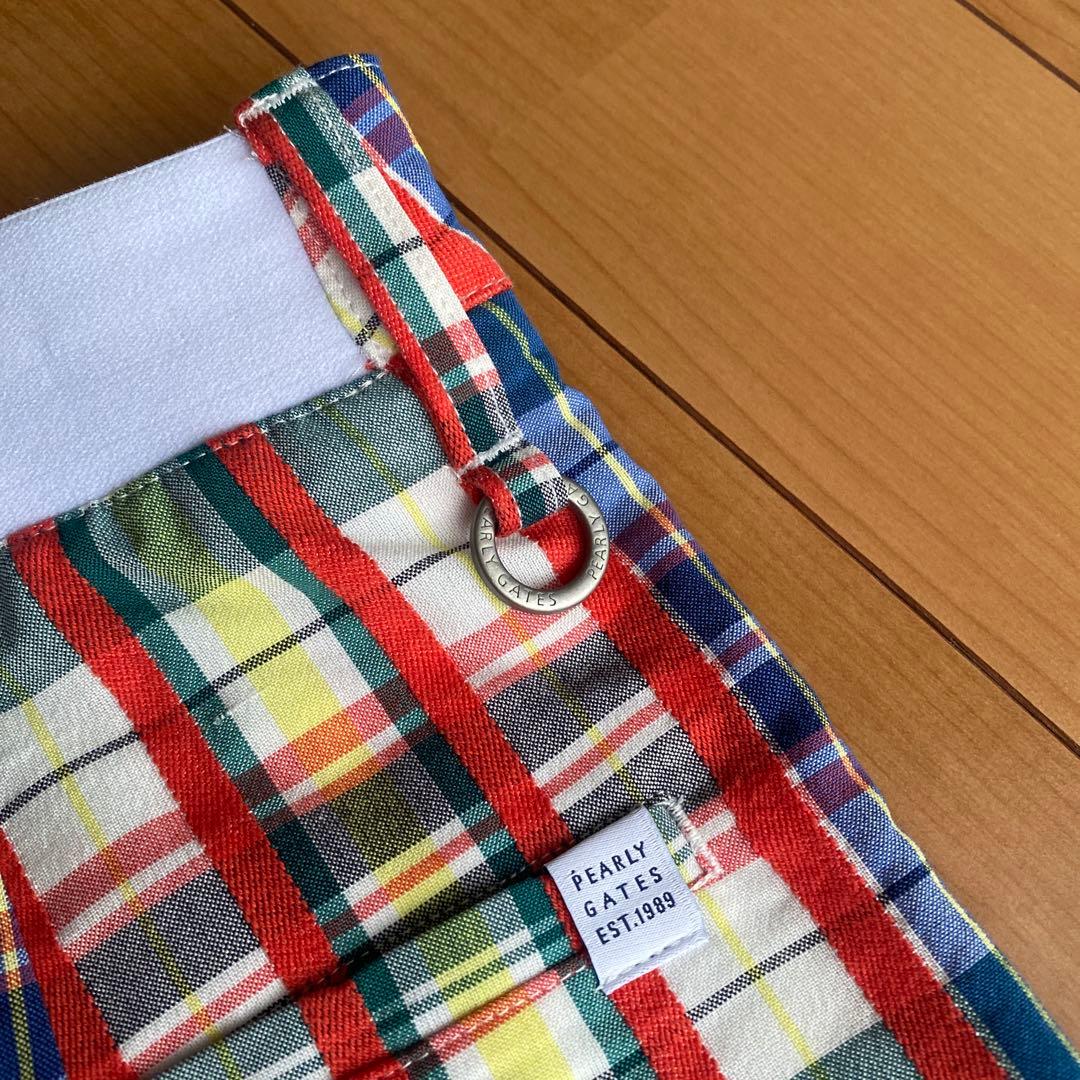 パーリーゲイツ☆タグ付き新品 チェック柄 スカート風 キュロットパンツ