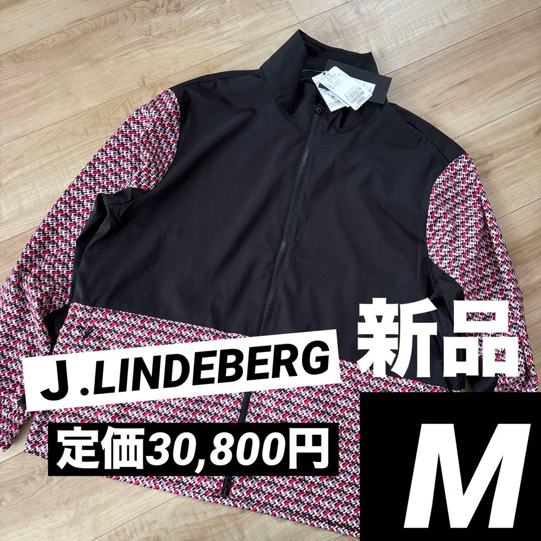新品　ジェイリンドバーグ　レディース　ゴルフ　ウィンドブレーカージャケット　M