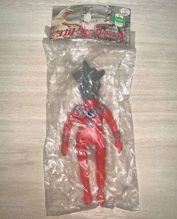 ビンテージソフビ　タカトク　ウルトラマンレオ