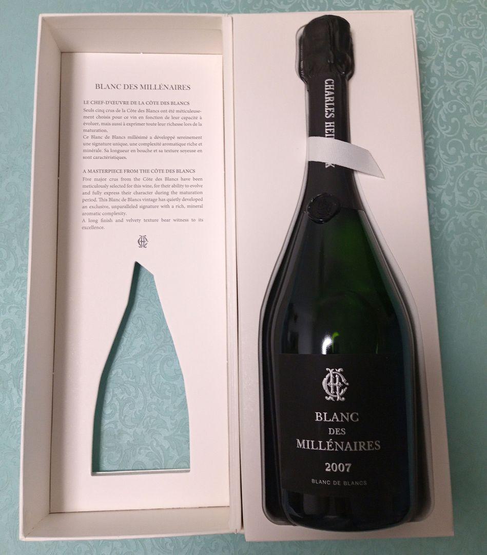 【新品・未開封】シャルル・エドシック ブラン・デ・ミレネール 2007VT