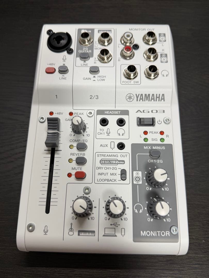 YAMAHA AG03 MK2 ストリーミングミキサー