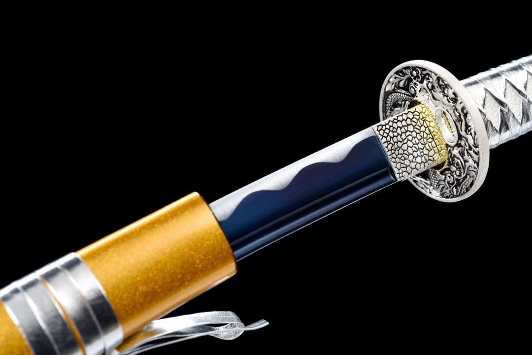 1053-武具 刀装具 日本刀　模造刀 居合刀 武士道 武蔵 鑑賞用 手鍛造打