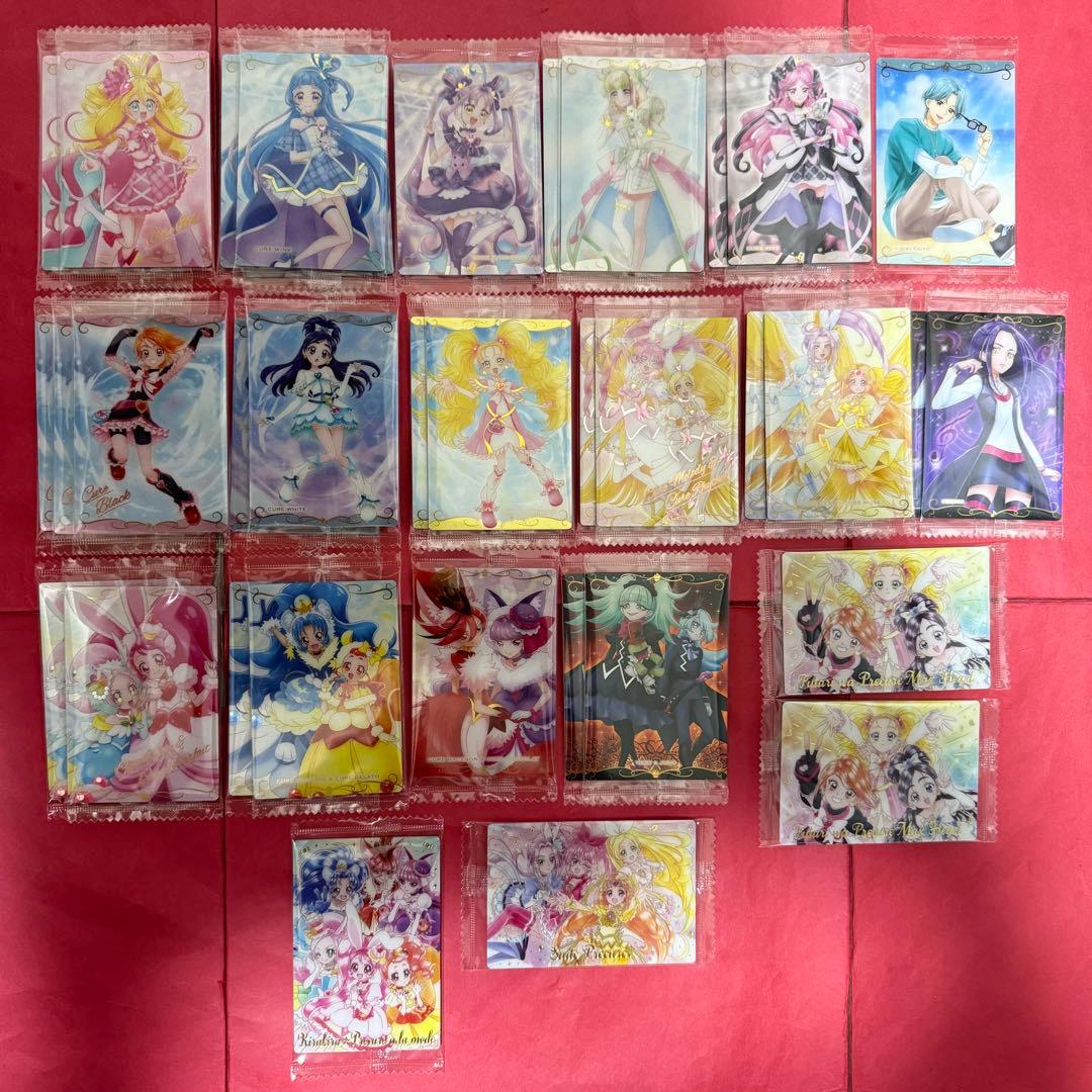 新品 プリキュア ウエハース セット N R SR SSR まとめ売り