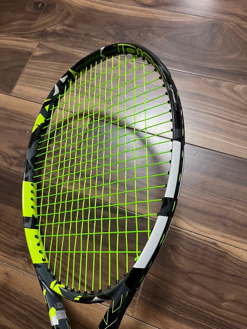 Babolat Pure Aero バボラ ピュアアエロ G2 ガット張りたて