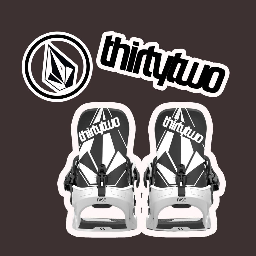 ボルコムコラボ　thirtytwo VOLCOM スノーボードビンディング