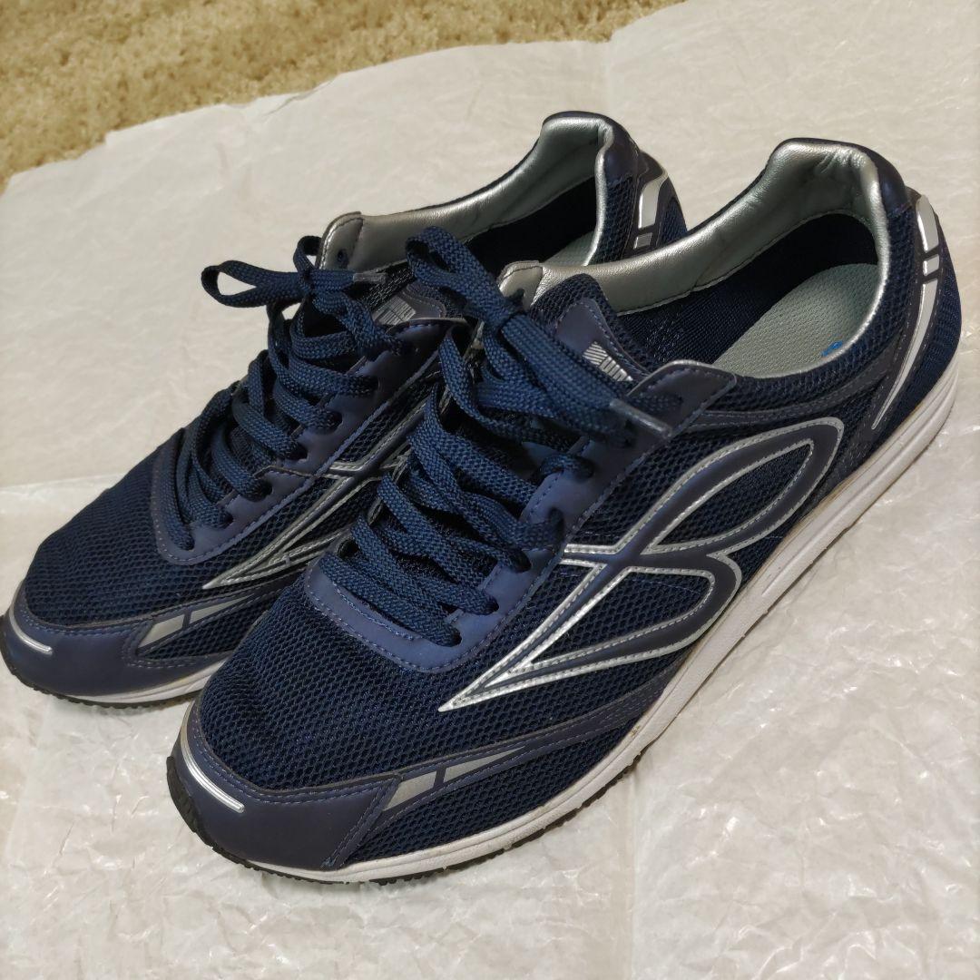 美品　人気のビモロシューズ　ネイビー