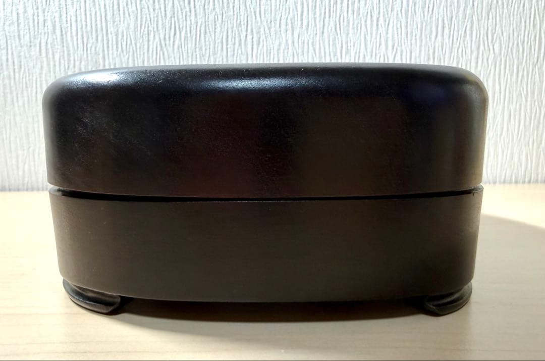 未使用 中国硯 端渓硯 斑点 石眼 硯 書道具 花鳥文 約3キロ