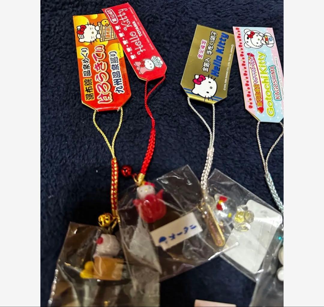 ハローキティ　根付　ストラップ　レア　まとめ売り 80個以上