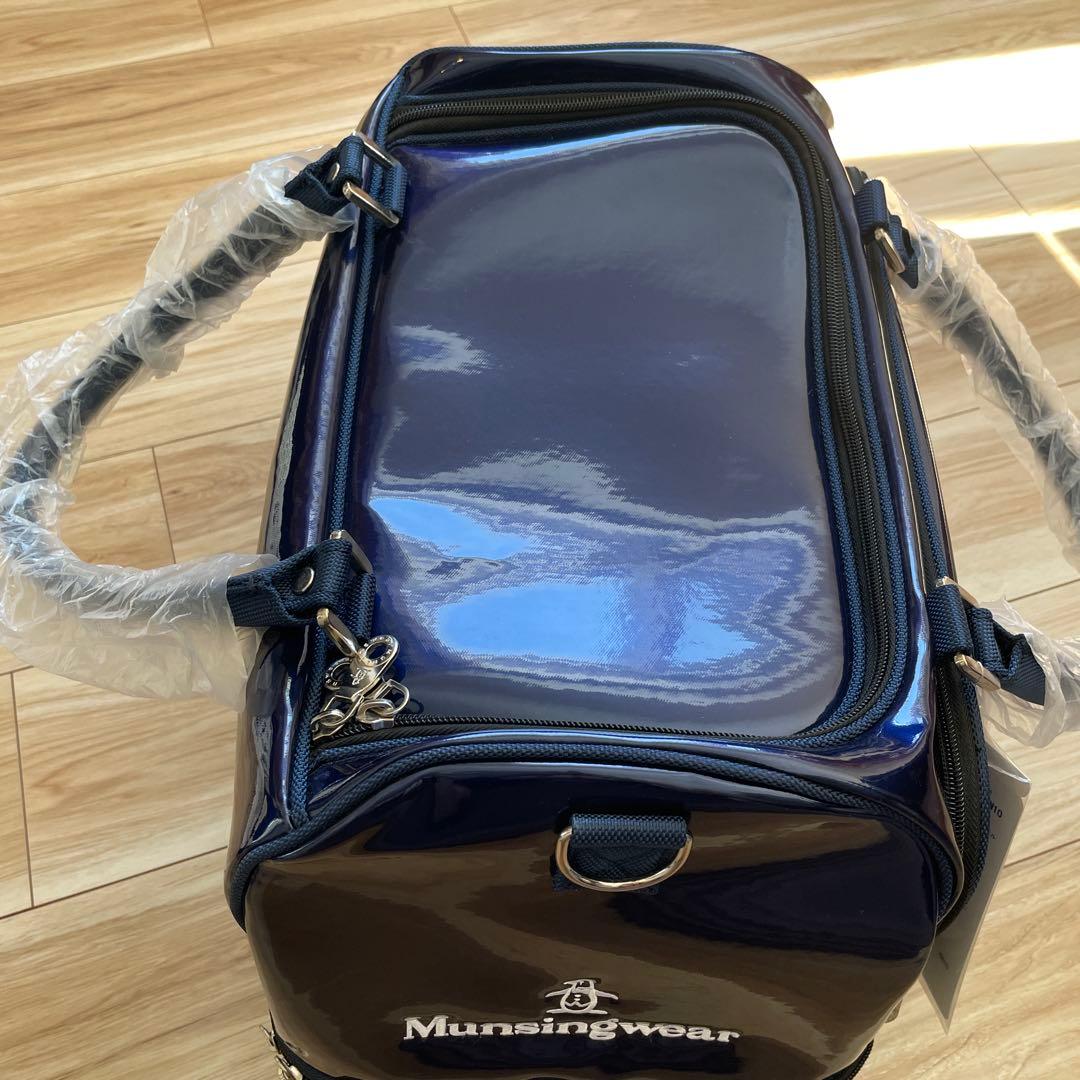 美品マンシングウェア ボストンバッグ　ネイビー　ゴルフ