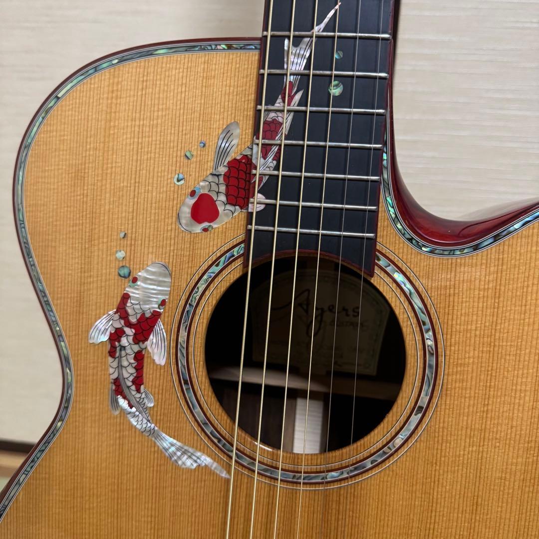 Ayers アコースティックギター CustomShop 限定版 ココボロ 錦鯉