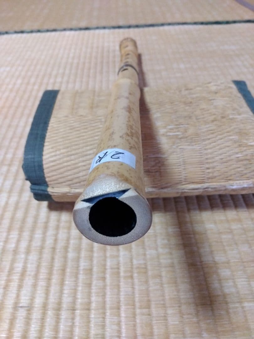 尺八2尺中継ぎ固定正律管丸１
