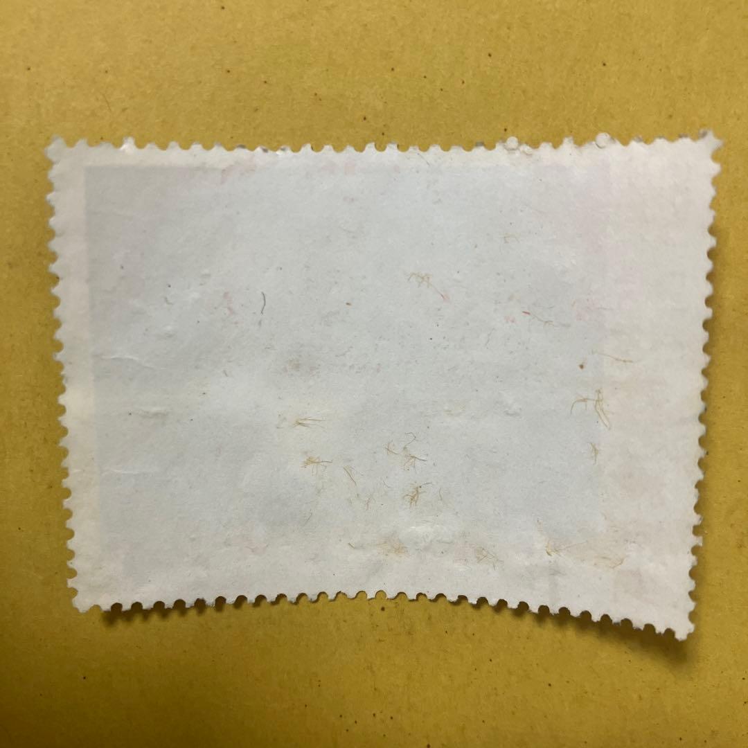 中国切手 文革切手 文2 毛主席の長寿を祈る 毛主席と林彪 10分 消印あり