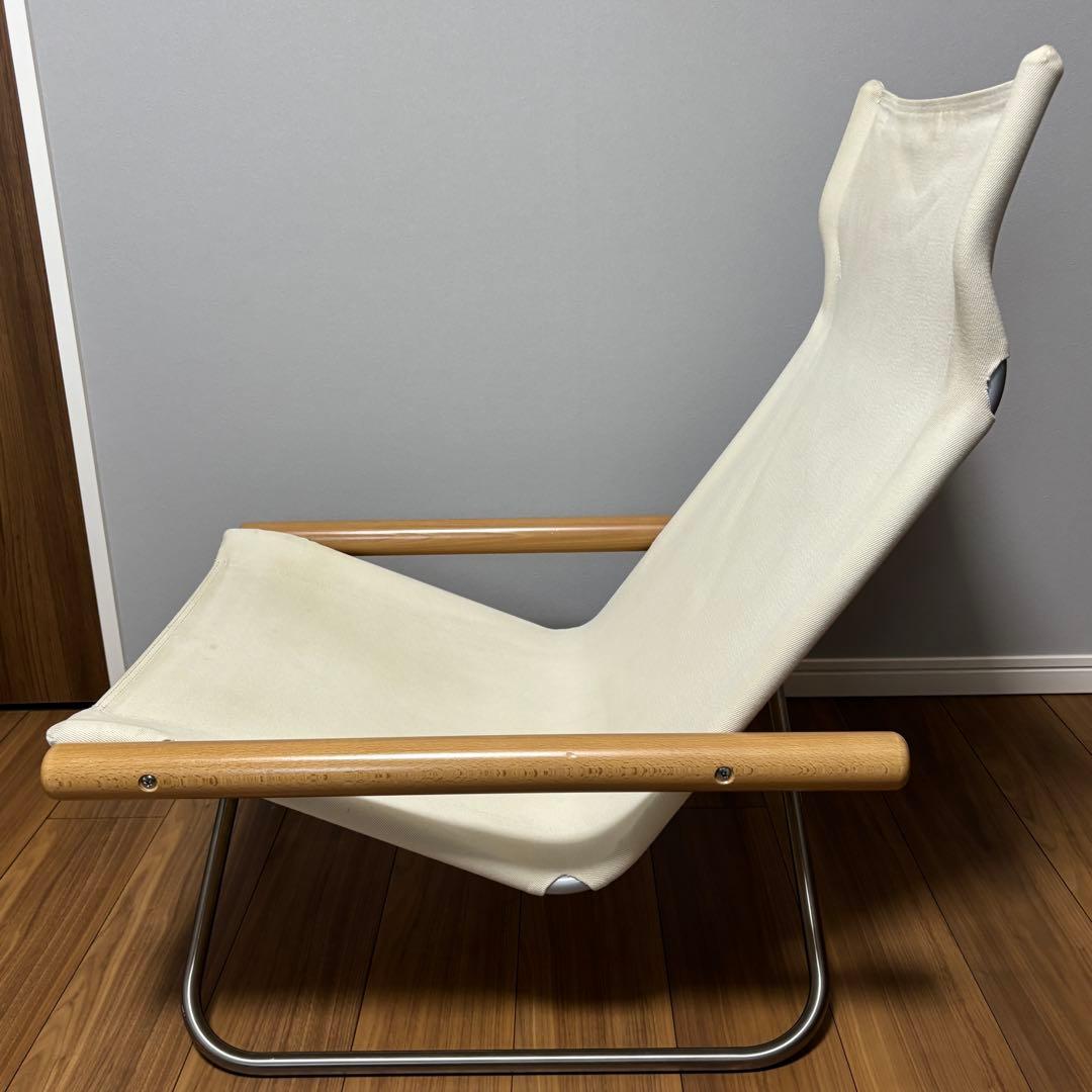 Nychair X ニーチェアX ホワイト ナチュラル 折りたたみ椅子