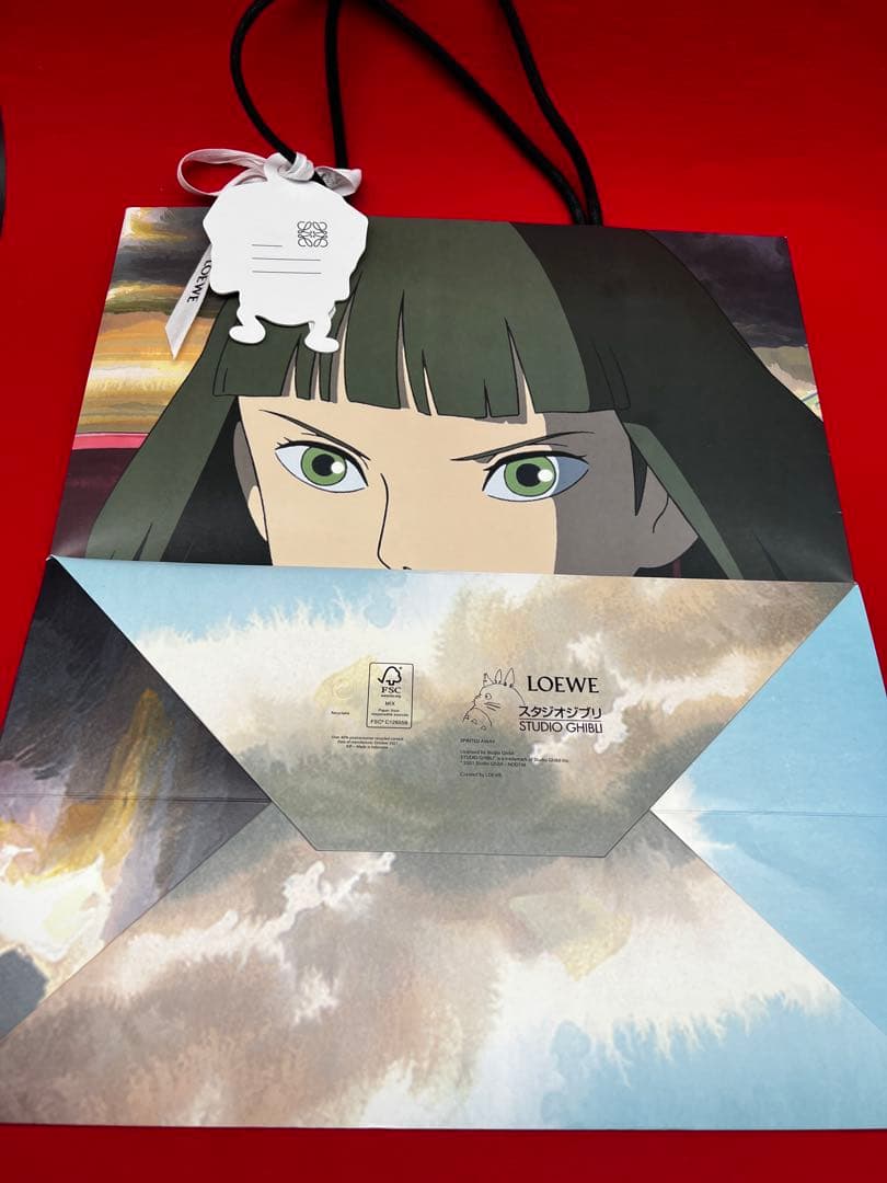 LOEWE ❣️千と千尋の神隠し 　　　　ショッパー＆ノート