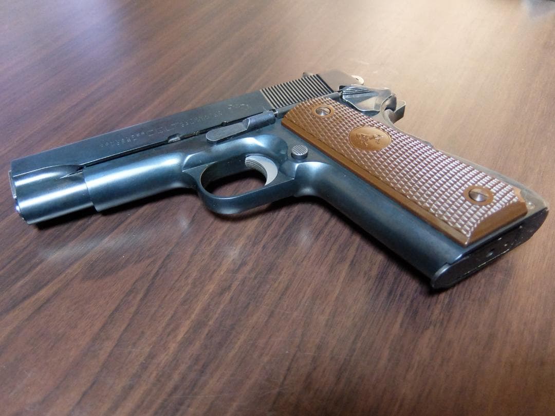 WA コルト コマンダー カーボンブラックHW ガスガン ブルーイング加工品