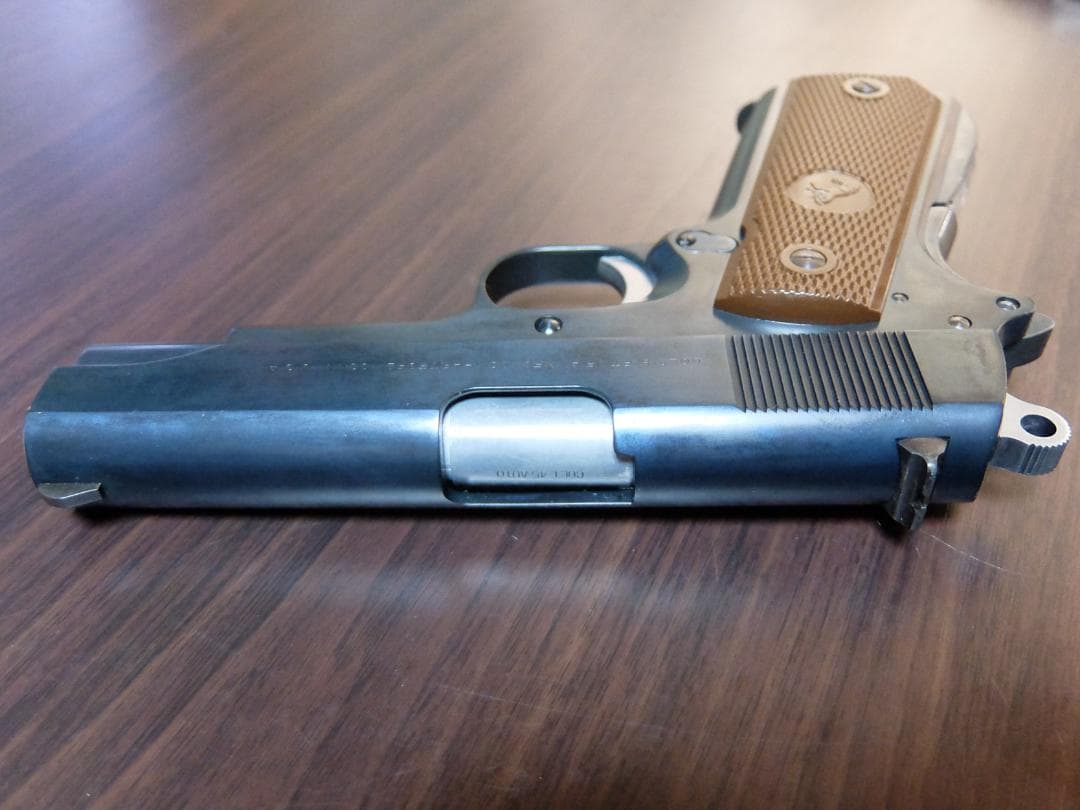 WA コルト コマンダー カーボンブラックHW ガスガン ブルーイング加工品