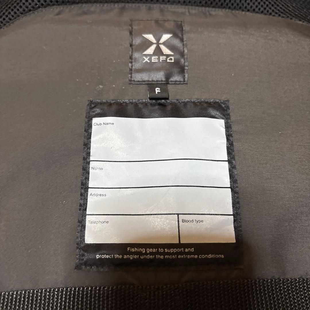 XEFO ブラック フィッシングベスト
