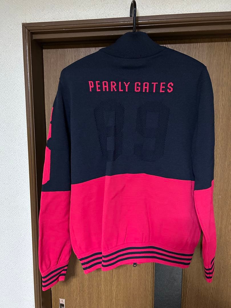 PEARLY GATES 1989 ジャケット ネイビー/ピンク