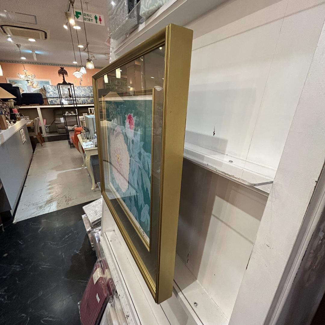 ♥松尾敏男画伯 リトグラフ 版画作品「春耀富貴」 限定180部 豪華額装