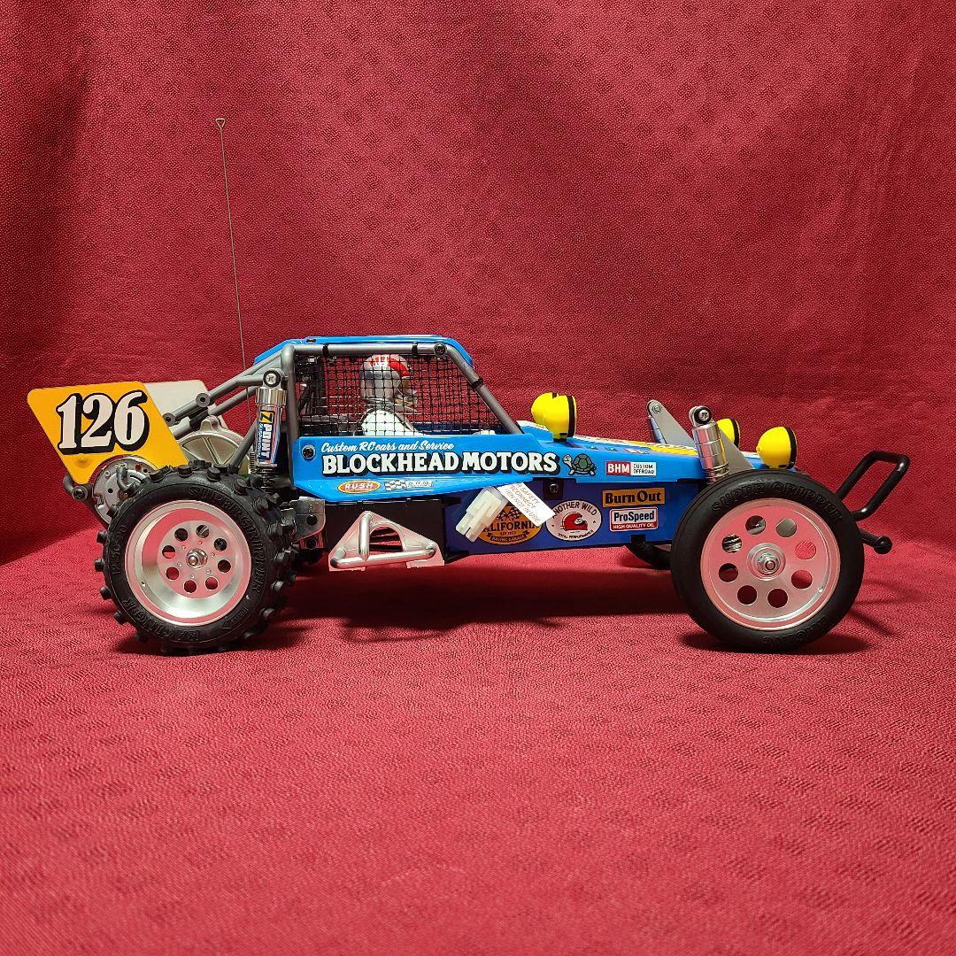 【ジャンク扱い】 タミヤ XB ワイルドワンオフローダーブロックヘッドモータース