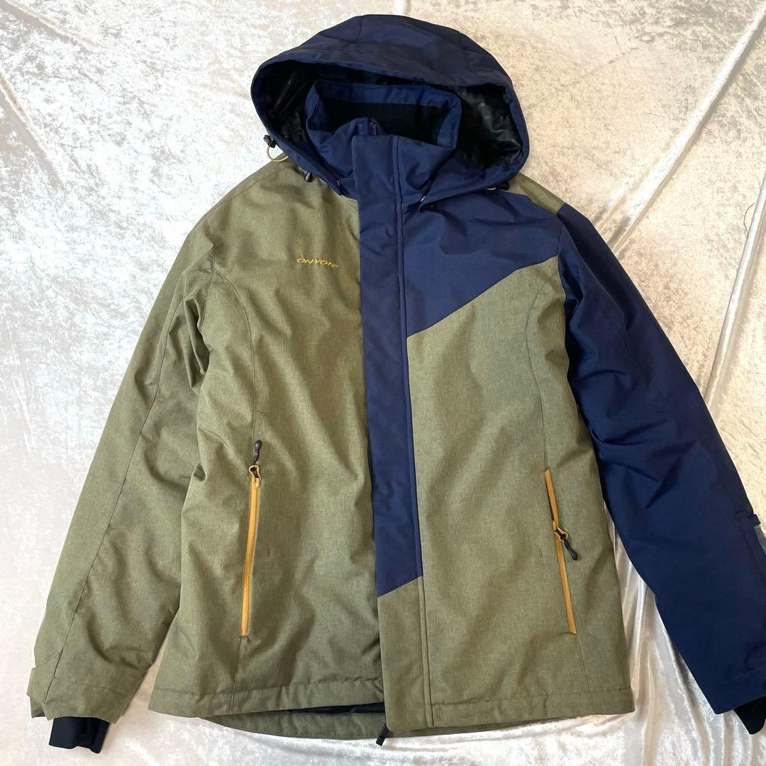 オンヨネ　ON・YO・NE スキー　ジャケット　ネイビー　カーキ　Oサイズ