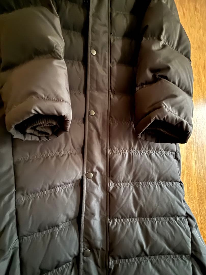 Mizuno ダウンベンチコート フード付き　サイズM 黒