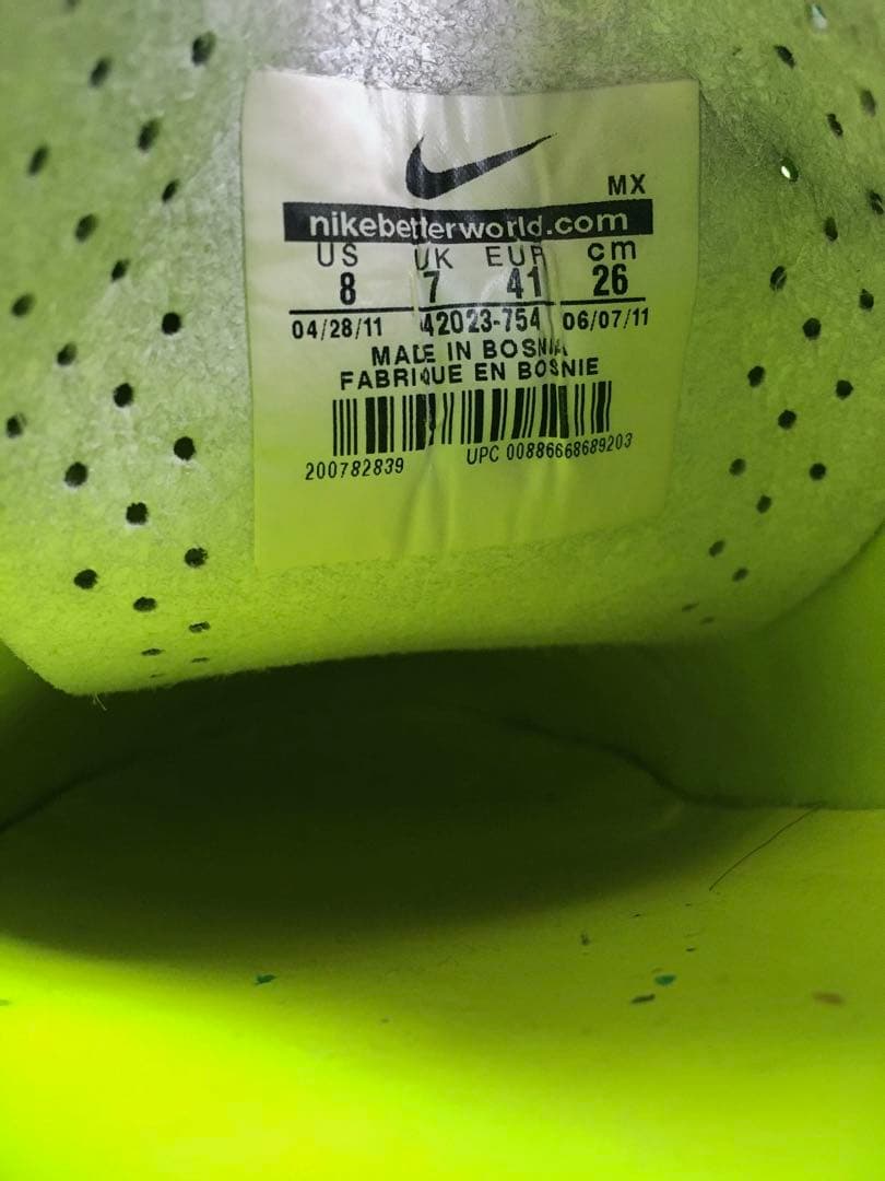 シューズ NIKE MERCURIAL VAPOR 7 HG VOLT 442023754