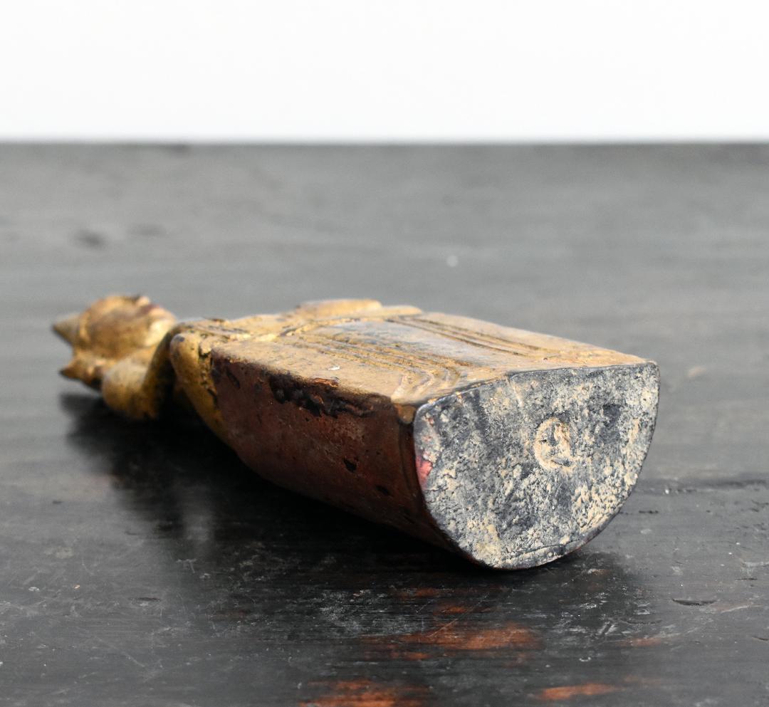 19世紀 東南アジア タイ北部ラーンナー木彫仏 /ラオス/ブッダ座像坐像古美術