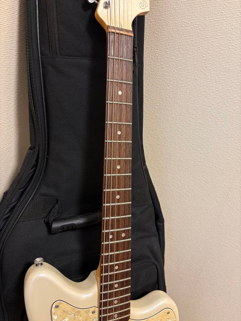 ギター MAMI JAZZMASTER PEARL WHITE Stratomaster